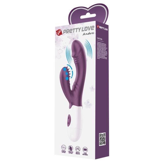Вібратор PRETTY LOVE Andre purple, 7 function Sex Aura | Зображення 2