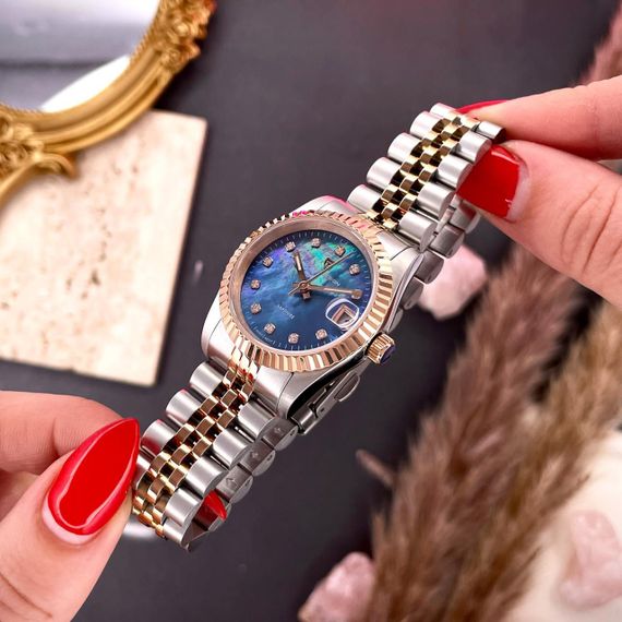 Жіночий годинник Pagani Design PD-1794L Silver-Rose Gold-Blue | Зображення 2