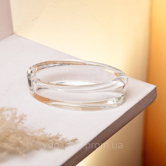 Скляна попільничка для сигарет 13х7.5х2.5 см попільничка декоративна настільна HP-4-133 | Зображення 3