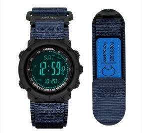Чоловічий годинник Awarder 036 Nylon Black-Blue 1202-0100