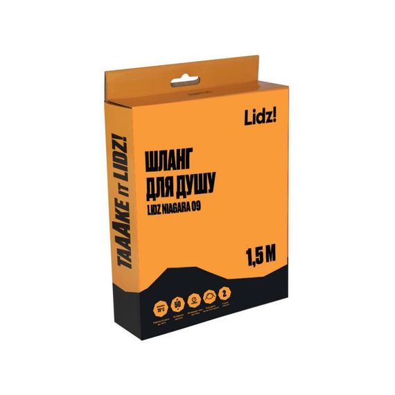 Шланг Lidz Niagara 09 1,5 м LDNIA09CRM35458 Chrome | Зображення 3
