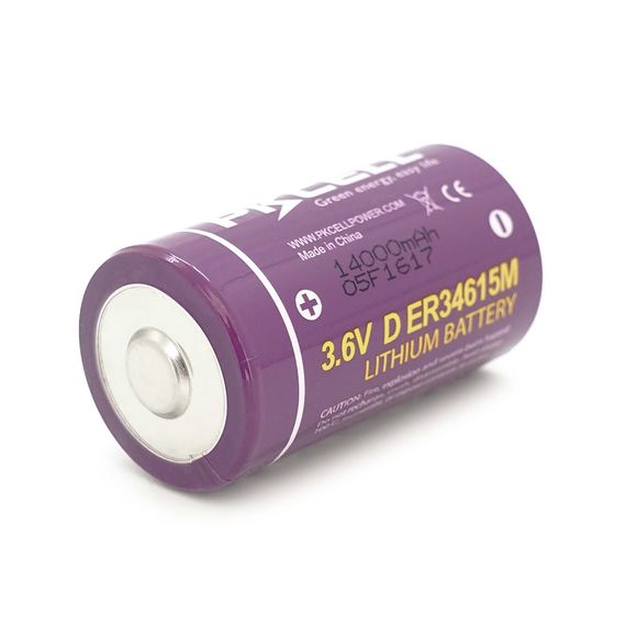 Батарейка літієва PKCELL ER34615M, 3.6V 14000mah | Зображення 1