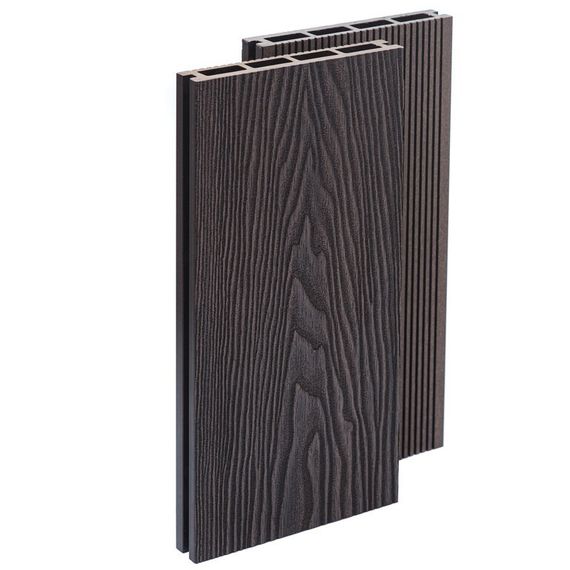 Террасная доска ДПК Brugan Elegant Light 3D Wine Brown 150х25х3000 мм | Зображення 1
