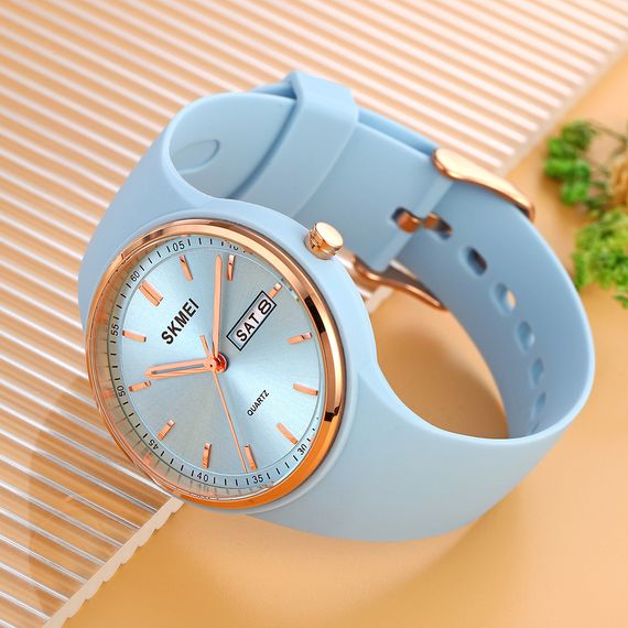 Жіночий годинник Skmei 2057LTBU Lignt Blue | Зображення 3