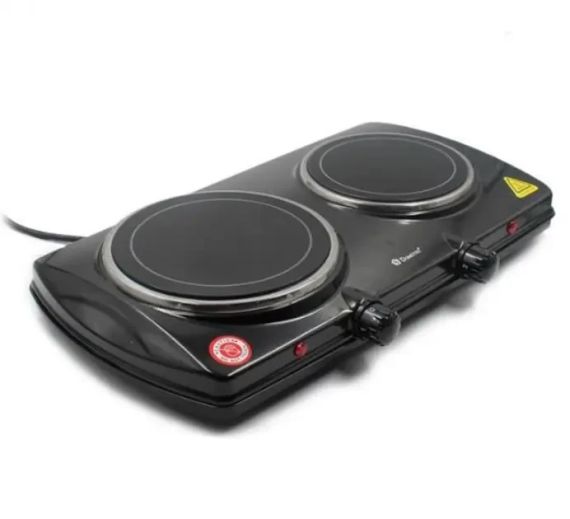 Электроплита Domotec MS-5852, инфракрасная на 2 ячейки, 1200 W | Зображення 2