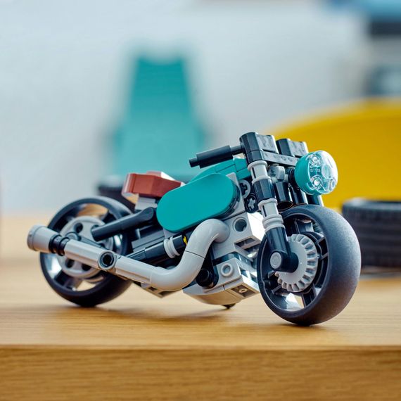Конструктор LEGO Creator Вінтажний мотоцикл 128 деталей (31135) | Зображення 7