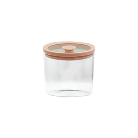 Ємність скляна з вакуумною скляною кришкою (кругла) VT-7705 Vittora 500 мл