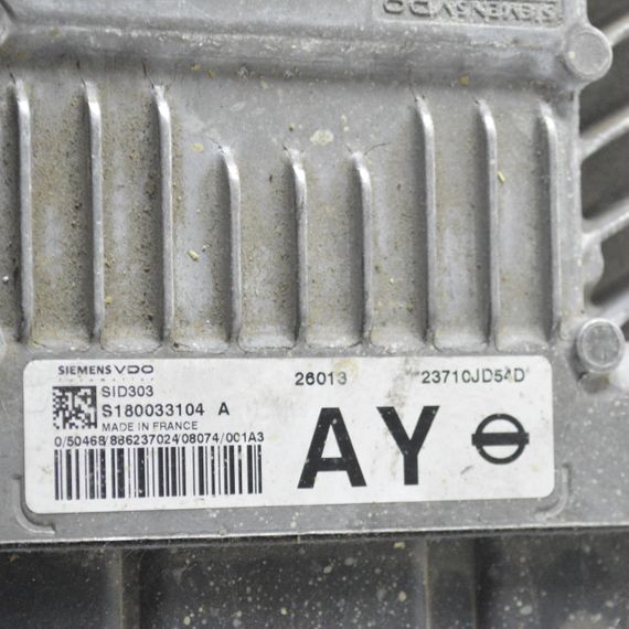 Блок управління двигуном Nissan Qashqai 1.5 DCI 2007-2014 ЕБУ мотора Ніссан Кашкай 23710JD54D S180033104A | Зображення 3