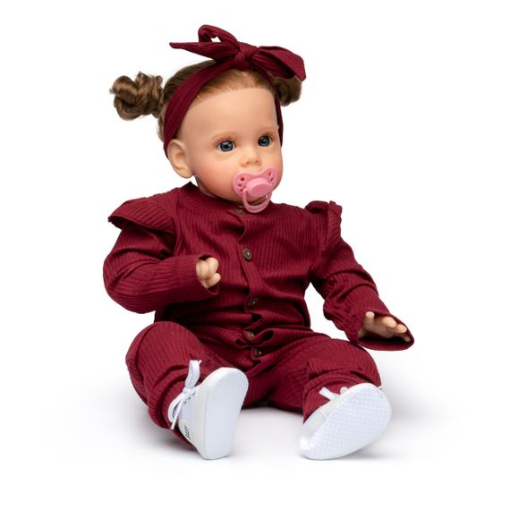Силиконовая Коллекционная Кукла Реборн Reborn Девочка Дора (Виниловая Кукла) Высота 60 см | Зображення 1