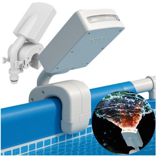 Фонтан для басейну Intex 28089 з LED-підсвіткою, гідроелектричнийkruzz