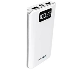 Зовнішній акумулятор Power Bank Syrox PB107-White 20000 mAh з LED-дисплеєм білий (PB107-White_1088)