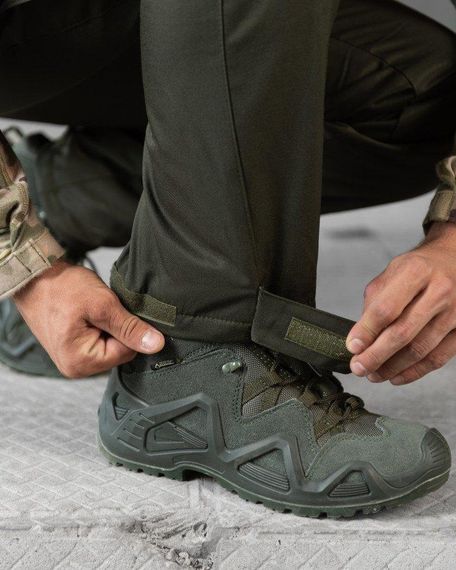 Зимові штани на флісі олива НП5041 | Зображення 6