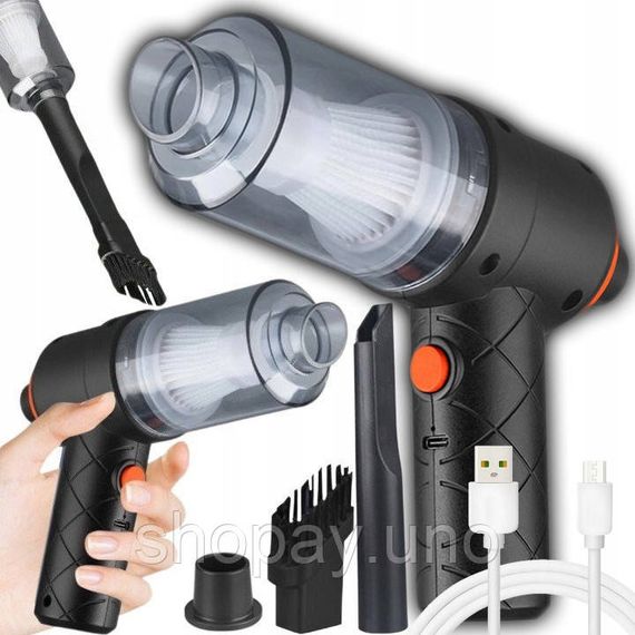 Автомобільний бездротовий портативний пилосос Easy Vacuum cleaner 2 in 1 M2042 | Зображення 2