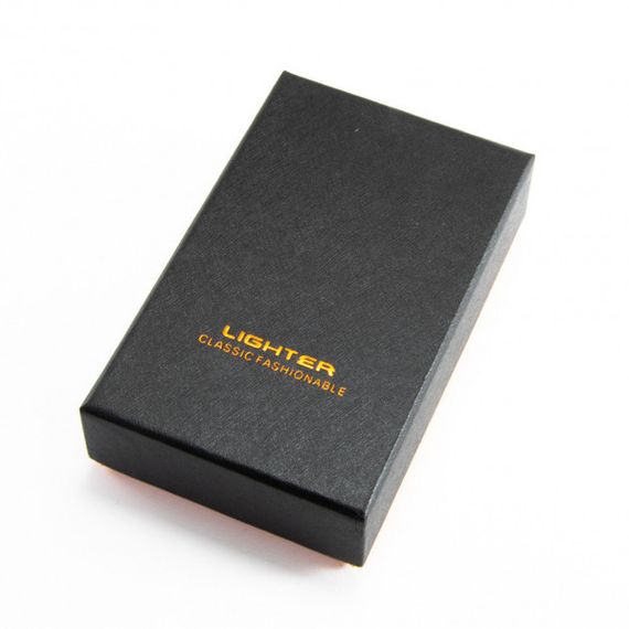 Спіральна запальничка, електрозапальничка акумуляторна USB-813 + годинник | Зображення 8
