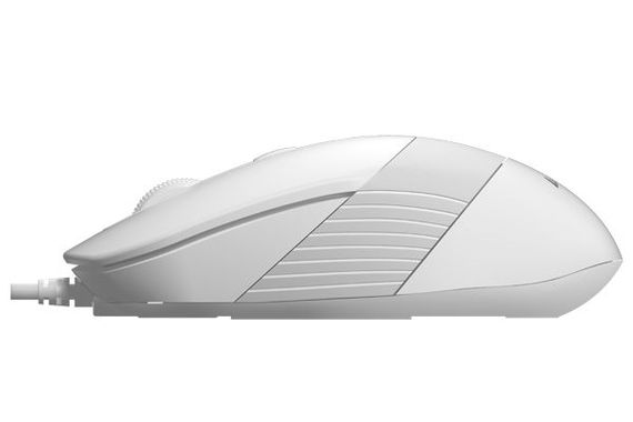 Миша комп'ютерна провідна A4Tech Fstyler FM10 White біла | Зображення 1