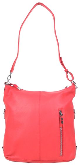 Жіноча шкіряна сумка Giorgio Ferretti коралова | Зображення 5