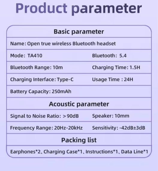 Навушники-кафи Lenovo TA410 чорні — Чистий Звук, Потужний Bluetooth 5.4, Дуже Зручні | Зображення 4