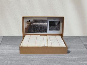 Постельное белье Turkiz Naturel 200 х 220 см Aura Krem