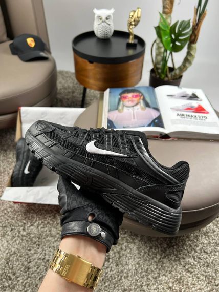 Чоловічі кросівки P-6000 M All Black White весна / літо / осінь A3912 | Зображення 6