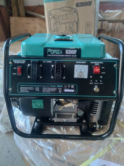 Генератор инверторный бензиновый FORZA IG3500F 3.4 кВт Инверторный генератор Инверторный генератор для дома | Зображення 5