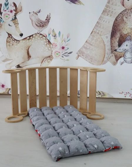 Дитяча гойдалка балансир для дівчинки Masterwood з матрацом 49х45х99 см | Зображення 2