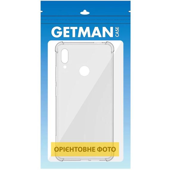 TPU чохол GETMAN Ease logo посилені кути Full Camera для Motorola Moto G86 5G Безбарвний (прозорий) | Зображення 2