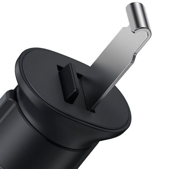 Автотримач Baseus Metal Age 2 Gravity Car Mount (Air Outlet Version) (SUJS00001) Dark Grey | Зображення 4