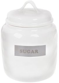 Банка фарфорова Necollie "Sugar" 1500мл, біла