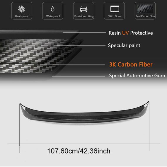 Спойлер V1 (Карбон) для Bentley Continental GT 2011-2018 гг | Зображення 4