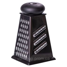 Терка ручная четырехсторонняя 12.5×12.5×21 (см) из нержавейки HP-8-10