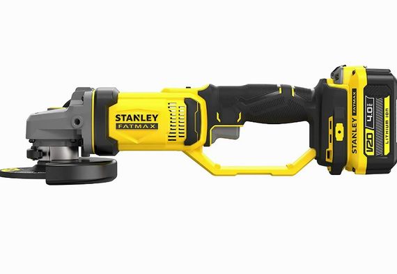 Шліфмашина кутова акумуляторна - болгарка акумуляторна Stanley FATMAX з АКБ та ЗП SFMCG400M2K | Зображення 8