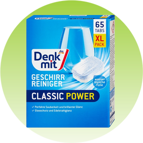 Таблетки для посудомийної машини Denkmit Classic, 65 шт