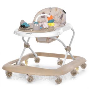 Детские Ходунки SIMPLY ME 1215 Beige, с погремушками, музыкальная