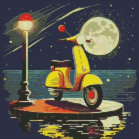 Набор для творчества Идейка Алмазная мозаика Прекрасный сон AMO7516 40х40 см