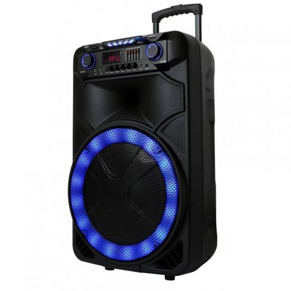Акумуляторна акустична система XPRO GT-6023 колонка валіза 180Вт USB, SD, FM радіо, Bluetooth, мікрофон, ДУ (MER-14792) | Зображення 4