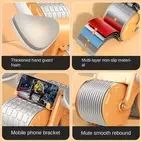 Ролик для преса з поворотним механізмом, Тренажер для преса, Масажер   знижка | Зображення 4