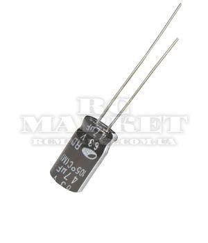 47mkf - 63v  RD 6,3*11  SAMWHA, 105°C конденсатор електролітичний | Зображення 1