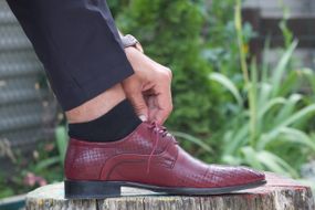 Червоні туфлі SHERLOCK 44 розмір