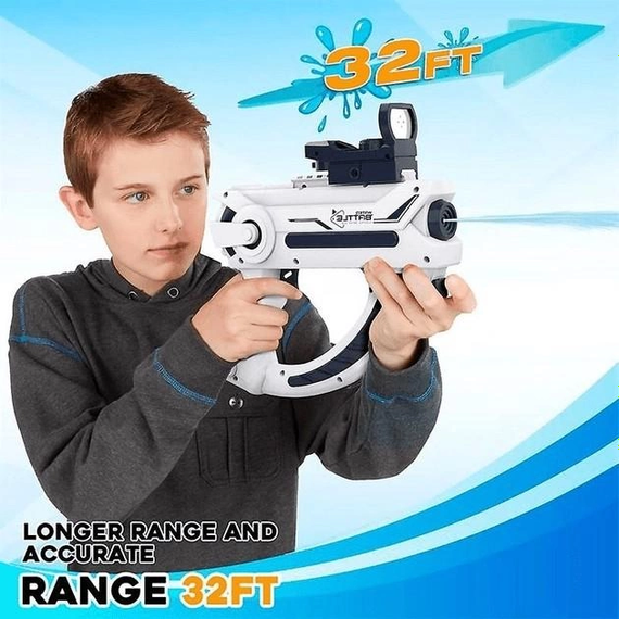 Дитячий водяний автомат на акумуляторі Water Space Gun, водяний пістолет на акумуляторі, водяний бластер на акумуляторі | Зображення 1