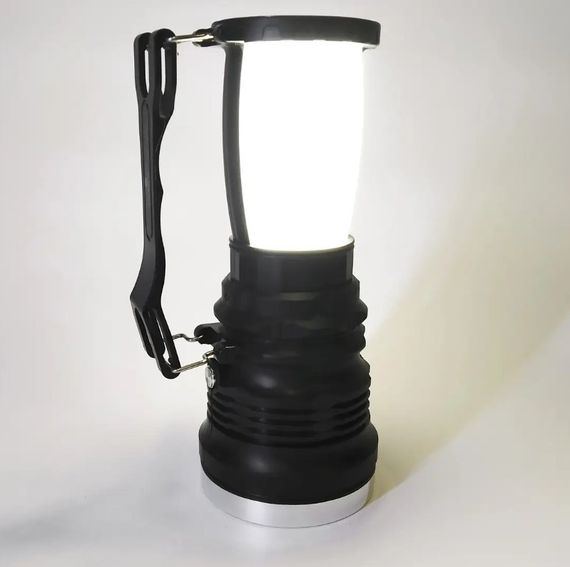 Ліхтар світлодіодний акумуляторний Stenson ME-4515 1W+30LED, чорний | Зображення 7