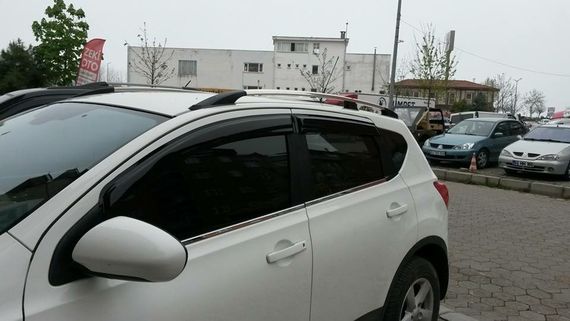 Рейлінги Хром Для -20242 версії, Пластикові ніжки для Nissan Qashqai 2010-2014рр | Зображення 1