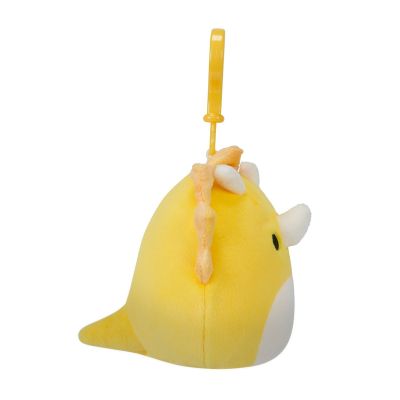 М&apos;яка іграшка Squishmallows на кліпсі – Трицератопс 9 см (SQCP00216) | Зображення 4