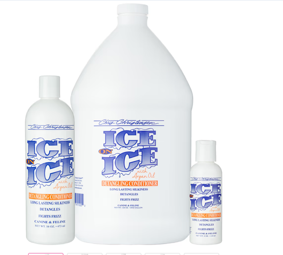 Кондиціонер Chris Christensen Ice on Ice Detangling Shampoo з аргановим маслом, розплутування, розгладжування,