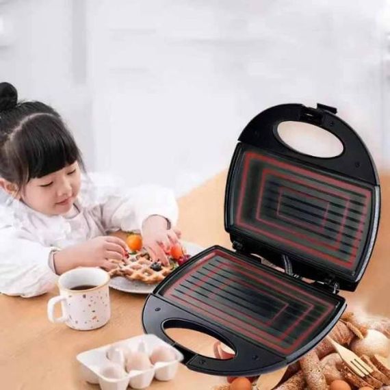 Сэндвичница с насадкой гриль 750 Вт  Sokany KJ-105G