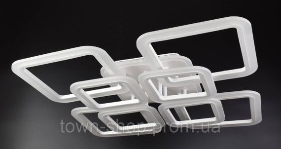 Люстра потолочная LED с пультом A2400/4+4-RGB-wh Белый 11х59х59 см.