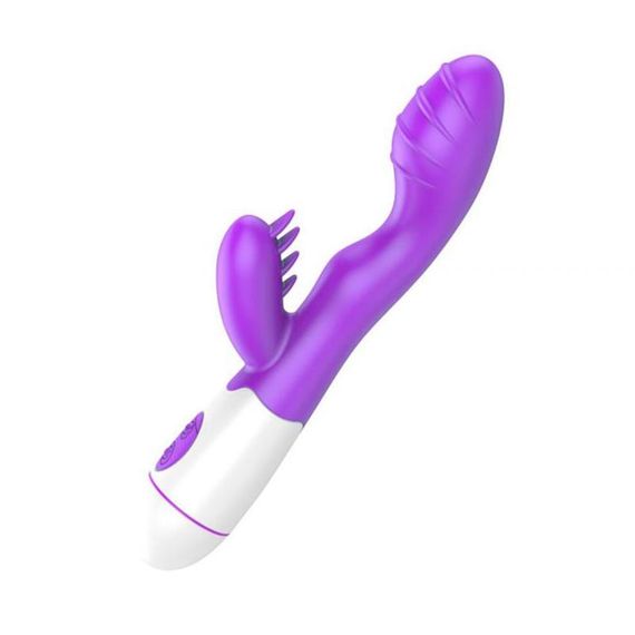 Вибратор для стимуляции клитора и точки G (USB, фиолетовый) | Зображення 3