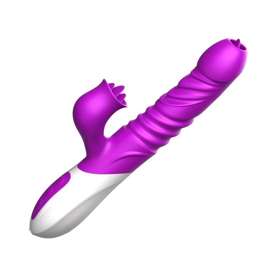 Вібратор - Silicone Vibrator, USB, 10 Function &Thrusting Function, Heating Sex Aura | Зображення 2