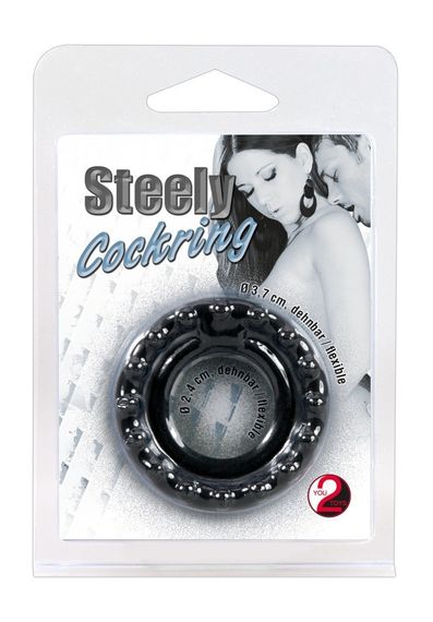 Ерекційне кільце - Steely Cockring Black Sex Aura | Зображення 3