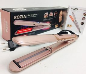 Профессиональный утюжок выпрямитель Rozia HR-794 для волос керамическое покрытие терморегулятор 50 Вт