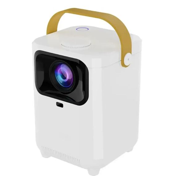 Портативний проектор + пульт, 4K HD, Android 11.0, Wi-Fi 6.0, Bluetooth, E350 / Мультимедійний проектор домашній | Зображення 1